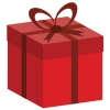 vector red gift box