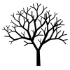 vector tree silhouette