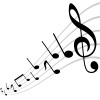vector mirored musical theme