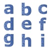 vector bubble alphabet - part 1