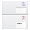 vector envelopes with a stamp