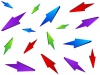 vector seamless arrows chaos