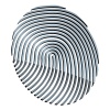 vector 3d abstract fingerprint