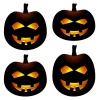 vector halloween pumpkins