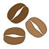 vector coffee grains