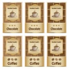 vector coffee and chocolate labels