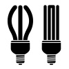 vector fluorescent compact bulbs
