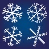 vector snowflakes