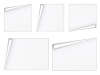 vector blank white sheets