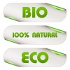 vector eco stickers