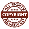 vector pure copyright stamp
