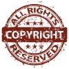 vector damaged copyright stamp