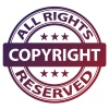 vector pure copyright stamp