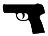 vector gun silhouette
