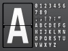 vector alphabet of mechanical panel