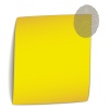vector yellow bend paper with fingerprint