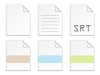 vector document icon templates