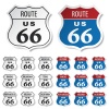vector historic route 66 stickers