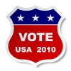 vector patriotic vote sticker