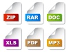 vector document icons