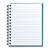 vector blank lined notebook