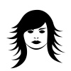 vector woman hairstyle