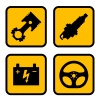 vector car part symbols