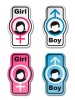 vector boy girl toilet stickers