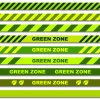 vector green zone seamless caution tapes