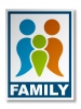 vector family symbol sticker