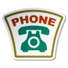 vector old phone sticker