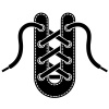 vector shoe lace symbol
