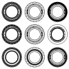 vector radial tubeless motorcycle tyre symbols