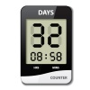 vector black white LCD counter - countdown timer