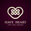 vector celtic heart symbol design template