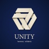vector unity paper triangle icon design template