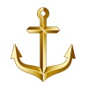 vector golden anchor