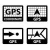 vector gps navigation coordinates symbols