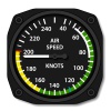vector aviation aircraft airspeed indicator