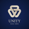 vector unity paper triangle icon design template