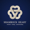 vector abstract shamrock heart symbol