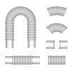 vector plumbing corrugated flexible tubes