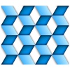 vector blue tile seamless background