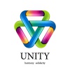 vector unity multicolor triangle icon