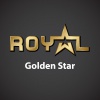 vector royal golden star inscription icon