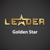 vector leader golden star inscription icon