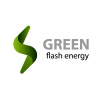 vector green flash energy icon