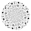 vector abstract round star starburst