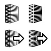 air filter black symbol vector