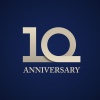 10 years anniversary paper number vector